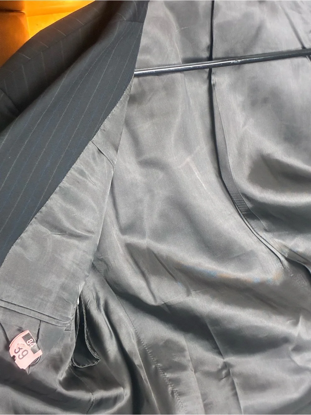 Ralph Lauren Charcoal Pinstripe Blazer
